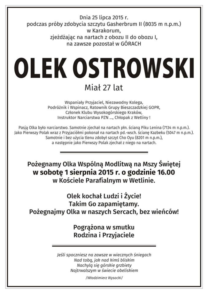 olek.ostrowski.memorium