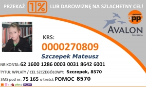 Mateusz potrzebuje wsparcia! Warto pomagać