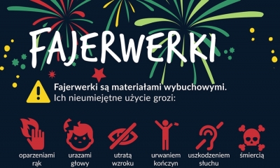 Fajerwerki - bądź ostrożny!