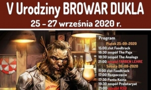V urodziny Browaru Dukla. Zaproszenie - zagra m.in. KSU