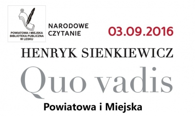 Narodowe czytanie w leskiej bibliotece