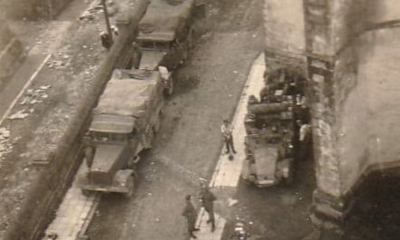 Historia zatrzymana w kadrze: niemieckie wojska w Lesku - wrzesień 1939