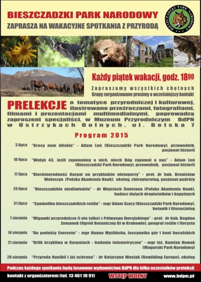 Wakacyjne spotkania z przyrodą!
