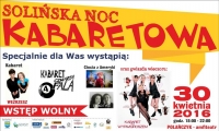 Solińska Noc Kabaretowa - pośmiejmy się wsp&oacute;lnie!