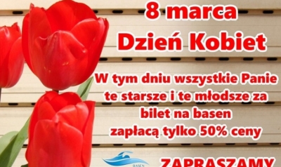 Dzień Kobiet na leskim basenie. Zaproszenie