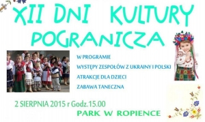 IIX Dni Kultury Pogranicza - Ropienka zaprasza