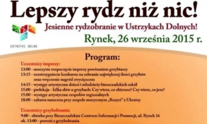 Już w sobotę jesienne rydzobranie w Ustrzykach Dolnych!