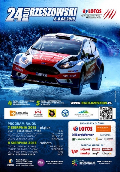 Zapraszamy na 24 rajd Rzeszowski!