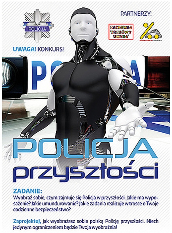 Konkurs plastyczno-literacki &bdquo;Policja przyszłości&rdquo;