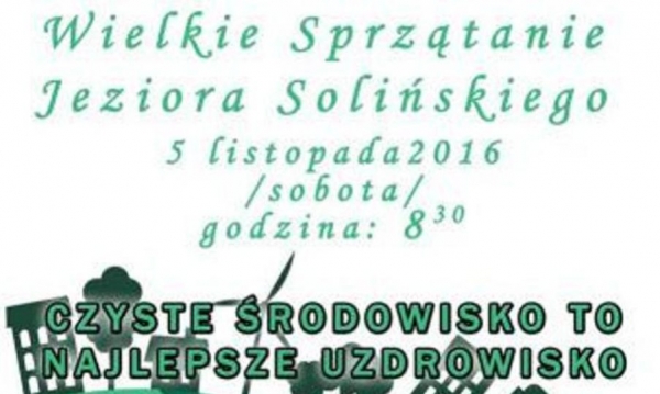 Wielkie Sprzątanie Jeziora Solińskiego