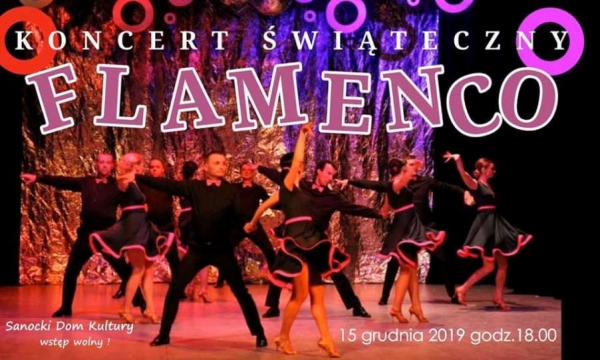 Koncert świąteczny flamenco. Zaproszenie do Sanoka