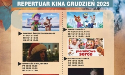 Świąteczny grudzień w kinie BDK. Repertuar