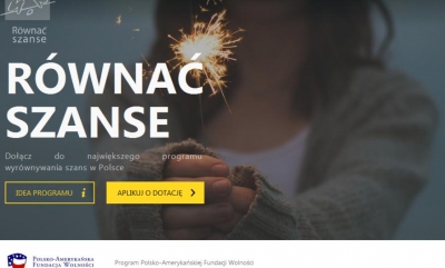 Program &bdquo;R&oacute;wnać Szanse 2016&rdquo; - weź udział w konkursie   grantowym!
