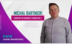 Wybory samorządowe 2024. Michał Bartnicki