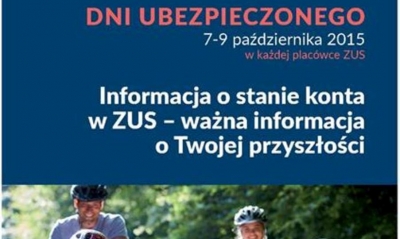 7 &ndash; 9 października &ndash; Dni Ubezpieczonego. ZUS zaprasza na bezpłatne konsultacje