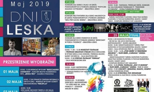 DNI LESKA - majowe święto miasta z wieloma atrakcjami