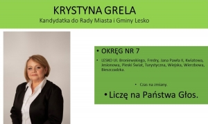 Wybory samorządowe 2024. Krystyna Grela