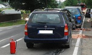 Kolizja pięciu pojazd&oacute;w w Łączkach - aktualizacja